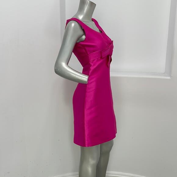 Kate Spade New York Origami Bow A-Line Tokyo Mini Dress Pink Size 2 BNWT - Picture 5 of 15